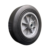 Pneu et roue en caoutchouc massif anti-crevaison 10'' x 2''