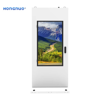 HONGNUO Büyük Boy OEM LCD Reklam Ekranı 65 İnç Dijital Tabela 4K Ultra HD Geniş Görüş Açılı Ticari Ekran