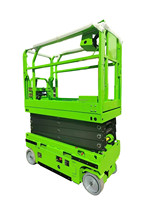 Plateforme élévatrice à ciseaux hydraulique mobile électrique sûre et stable avec une capacité de 100 kg, plateforme antidérapante durable pour usine, atelier, sous-sol