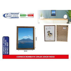 Cornice in Legno di Noce CRILEX 20X30 CON ANGOLI ARROONDIATI - Product Image 1