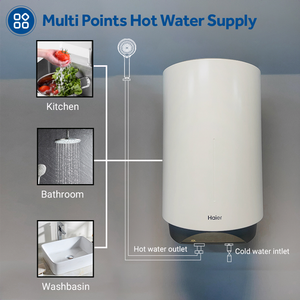 Oem House Home Salle de bain 1500 Watt 28l 47l <span class=keywords><strong>75l</strong></span> 80l 95l <span class=keywords><strong>Chauffe</strong></span>-<span class=keywords><strong>eau</strong></span> électrique de stockage Réservoir en émail <span class=keywords><strong>Chauffe</strong></span>-<span class=keywords><strong>eau</strong></span> pour douche - Product Image 4