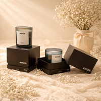 AIKUN Boîte cadeau élégante, marque privée, bougie aromathérapeutique, décoration d'intérieur, cadeau de mariage, bougie parfumée en cire de soja