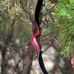 Alta calidad Old Mountain Little Hawk 42 "arco recurvo de madera tiro con arco tradicional niños arco y flecha - Product Image 3