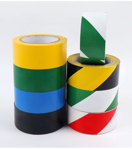 Pvc cảnh báo băng màu đen và màu vàng ngựa vằn qua đánh dấu màu Montessori Con Đường Băng 48 Mét chiều rộng 20m chiều dài - Product Image 5