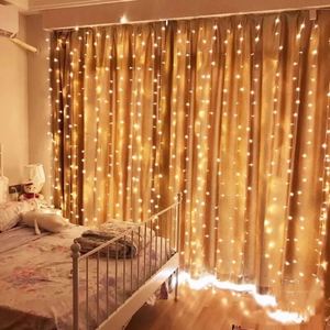 Guirlandes lumineuses LED murales pour fenêtre, rideau lumineux de sécurité pour chambre à coucher, mariage, fête, toile de fond, jardin, intérieur, Noël - Product Image 2