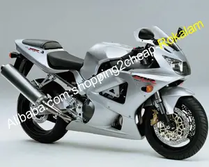 Body Fairings CBR900RR 929 2000 2001 For Honda CBR900 RR 00 01 CBR 900RR Silver ABS Motorcycle Fairing Kits