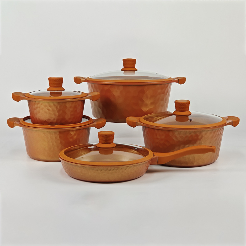 Orange - Ensemble de 10 pièces