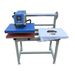 Double Station 3D Sublimation Cap T Shirt Logo Label Thermal Printing Machine Large Format Heat Transfer Press Machines Price