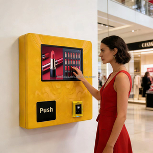 Máquina Expendedora Digital de Pared con Pantalla Táctil para Cosméticos, Pago con Tarjeta de <span class=keywords><strong>Crédito</strong></span> Metálica con Función SDK - Product Image 4