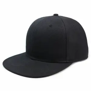 Cappelli snapback personalizzati berretti cappello snapback a tesa piatta in bianco tinta unita a 6 pannelli di alta qualità