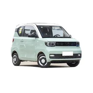 Uzun menzilli yüksek hızlı Sedan elektrikli araçlar Wuling Hongguang Mini 4 tekerlekli elektrikli binek araç elektrikli araba
