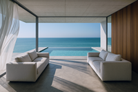 Services de conception architecturale Nexus, rendu 3D pour villas côtières de luxe, décoration de toute la maison, construction et immobilier