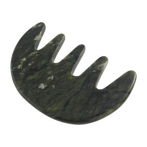 Herramientas de Masaje de Piedra Curativa de Cristal Natural, Tabla de Guasha de Shungit para el Cuidado Facial - Product Image 5