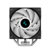 Refroidisseur de processeur Deepcool AG400V5 LED, 4 caloducs, ventilateur PWM 120 mm, 220 W TDP, refroidisseur d'air à tour unique pour Intel AMD