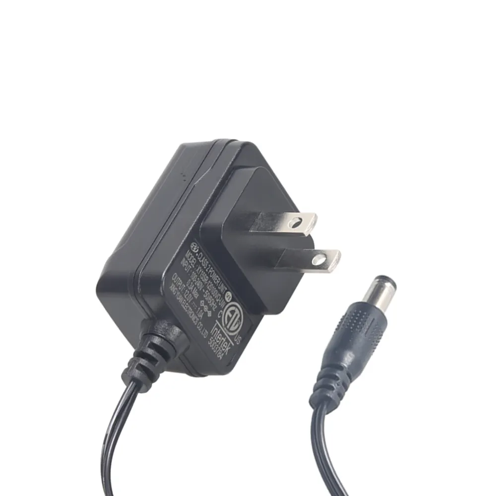 FCC ETL certified 1310 Standard electric adapter 5v 9v 12V 24v 0.5a 1A security monitoring power camera US DC power adapter