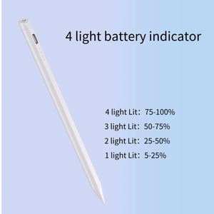 Botón pulsador universal con atracción magnética y punta reemplazable para iPad Pencil, compatible con pantallas táctiles iOS/Android, de aluminio. - Product Image 4