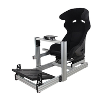 Kit de simulateur de course DIY en aluminium noir haute résistance 40120 40160 4080 pour simulateur de conduite de jeu