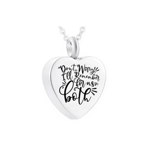 Gioielli a forma di cuore Vintage in acciaio inossidabile urna in alluminio per ceneri commemorano la <span class=keywords><strong>morte</strong></span> dei propri cari animali domestici - Product Image 2