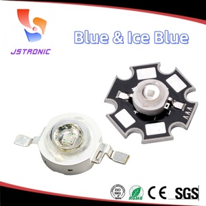 Chip LED de Alta Potência Jstronic 1W 3W 450nm 460nm 470nm 480nm Ice Royal Blue 3 Watt com Dissipador de Calor PCB Star - Product Image 1