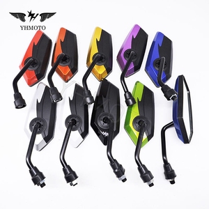 Rétroviseur de moto YHMOTO, rétroviseur latéral universel, accessoires moto pour Kawasaki Z750 Z800 KLX250 - Product Image 2