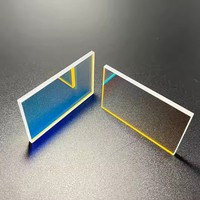 Petit miroir en verre dichroïque à haute transmission d'énergie lumineuse personnalisé vendu en gros