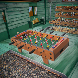 Outdoor and Indoor Kids Tabletop Soccer Game Portable <strong>Mini</strong> <strong>Football</strong> <strong>Table</strong> with Big Size Wooden Foosball Educational Toy - Product Image 2