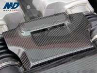 Couvre-moteur en fibre de carbone sèche de style OEM pour Audi R8 V8 V10 2008-2015