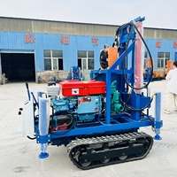 Nouvelle machine de forage de puits d'eau sur chenilles de haute qualité, 200 m, pour puits profonds au Congo