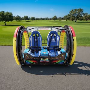 Voiture à bascule 360 degrés pour deux joueurs, personnalisée pour parcs d'attractions - Product Image 1
