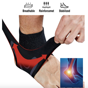 Tobilleras Deportivas Transpirables <span class=keywords><strong>de</strong></span> Compresión Elástica al por Mayor, Soporte <span class=keywords><strong>para</strong></span> <span class=keywords><strong>Tobillo</strong></span>, Venda <span class=keywords><strong>de</strong></span> <span class=keywords><strong>Tobillo</strong></span> - Product Image 4