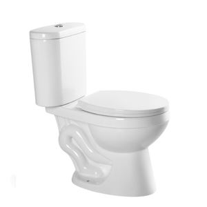 WC mécanique à <span class=keywords><strong>jet</strong></span> siphonique, deux pièces, économique, pour salle de bain, non électrique, avec cuvette allongée - Product Image 5