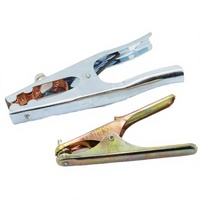 Pince de terre pour soudage à l'arc en cuivre rouge 300A, longueur 22,5 cm, garantie 1 an