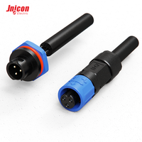 Connecteur circulaire étanche M12 2 broches IP67 avec bornes à vis pour câble de capteur d'automatisation industrielle 300V