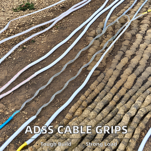 Suministro de fábrica: Abrazadera de cable de fibra óptica preformada de extremo muerto con ajuste helicoidal de zinc para OPGW/ADSS/ASU, para GSM/GPRS - Product Image 4