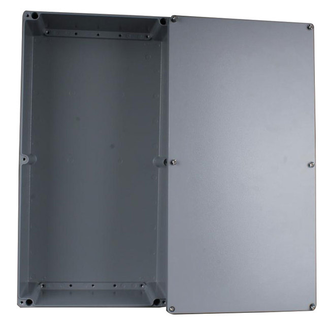 Manufacturer-direct Sales Outdoor Cast-aluminum IP67 Waterproof Sandblasted Surface Junction Boxes sealed Enclosures Push-button