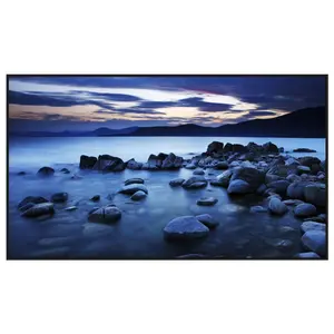 4k Projector Screen 100inch Pet Crystal UST 16:9 Screen Projector Alr Ambient Projection