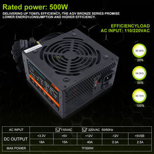 อะแดปเตอร์แปลงไฟ TFDP รุ่นใหม่ 500W 80Plus Gold ATX สำหรับคอมพิวเตอร์ตั้งโต๊ะ มีสินค้าในสต็อก 500W สำหรับเดสก์ท็อป - Product Image 2