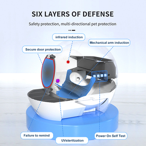 Pawty <span class=keywords><strong>Pura</strong></span> <span class=keywords><strong>Max</strong></span> Boîte à litière pour chat autonettoyante automatiquement International Global Version 100% fonctionne avec l'application - Product Image 4