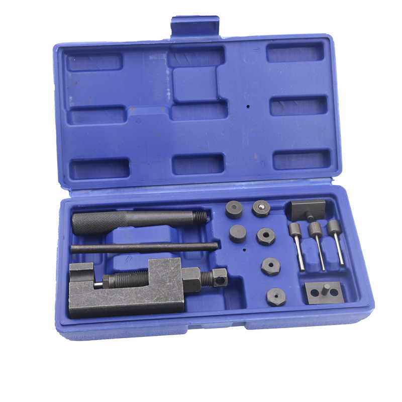 Kit d'outils de rivetage pour brise-chaîne, 16 pièces