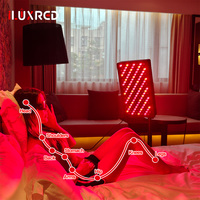 Panneau de luminothérapie rouge ILUXRED, commande vocale, mode silencieux, contrôleur intelligent, 7 longueurs d'onde, 12 modes de thérapie, appareil pour tout le corps