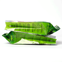 Sachets de thé en plastique de 240g pour l'emballage de thé en vrac laminé de qualité alimentaire sac à gousset latéral en papier d'aluminium sac scellé à l'arrière