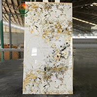 Revêtement mural en PVC imperméable pas cher, panneau mural en WPC imitation marbre, pour décoration intérieure et extérieure, en promotion, panneaux UV