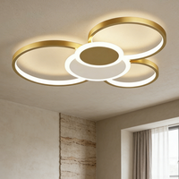 Plafonnier LED rond moderne et simple pour salon, lampe de plafond élégante pour salle à manger et chambre à coucher