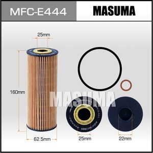 Filtre à huile automobile MFC-E444 MASUMA à visser, filetage standard M20x1.5, compatible <span class=keywords><strong>BMW</strong></span> - Product Image 3