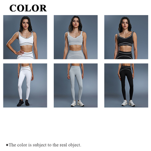 Ensemble de sport pour femmes avec soutien-gorge de sport à dos nu et leggings taille haute qui rehaussent les fesses, ensemble de yoga pour femmes - Product Image 3