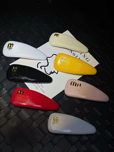 Popolari Fermagli per Capelli in Pelle di Lusso BB alla Moda per Donne, Fermagli a Forma di Lettera Stile M, Accessori per Capelli da Ragazza all'Ingrosso - Product Image 1