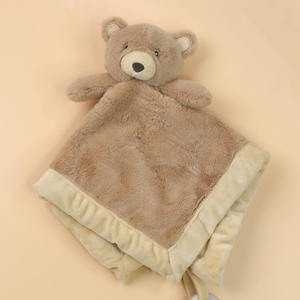 Manta de Seguridad para Bebé, Osito de Peluche Suave, para Recién Nacidos, Niños y Niñas, Género Neutro, Juguete de Peluche para Abrazar, Manta Acogedora - Product Image 3