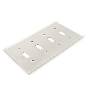 Interruttore a levetta in acciaio CMP-4 pannello a parete in metallo pannello a bassa tensione - Product Image 1