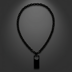 Collier chaîne à maillons vintage fait main, bijoux en corne de couleur naturelle écologiques, 90 cm, classique, unisexe, non toxique, pour anniversaires - Product Image 2