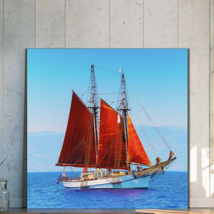 Quadri Decorativi Moderni in Acrilico con Paesaggi Marini e Barche a Vela per Arredamento Casa - Product Image 3